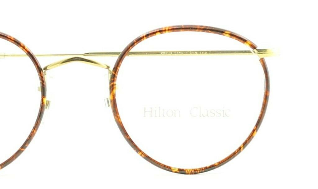 HILTON CLASSIC 1 (SAVILE ROW) Panto Chestnut 1070 49x22mm Eyewear RX Optical-NOS