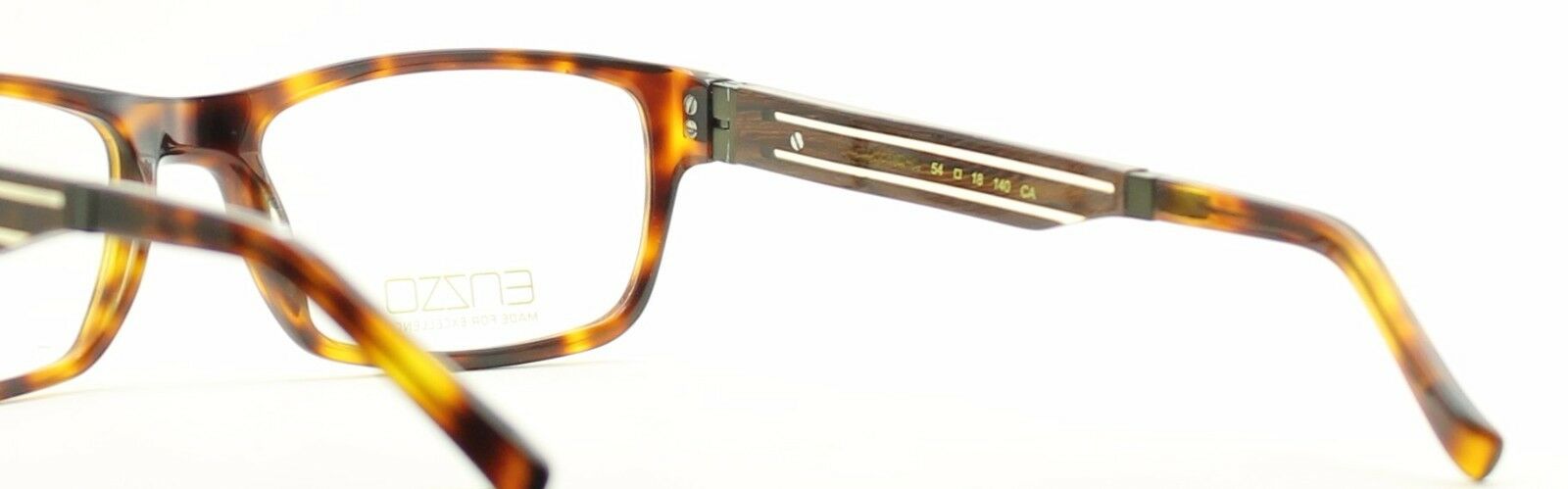 ENZZO EZAM25 HH Wood RX Optical FRAMES Glasses Eyewear Eyeglasses - New TRUSTED