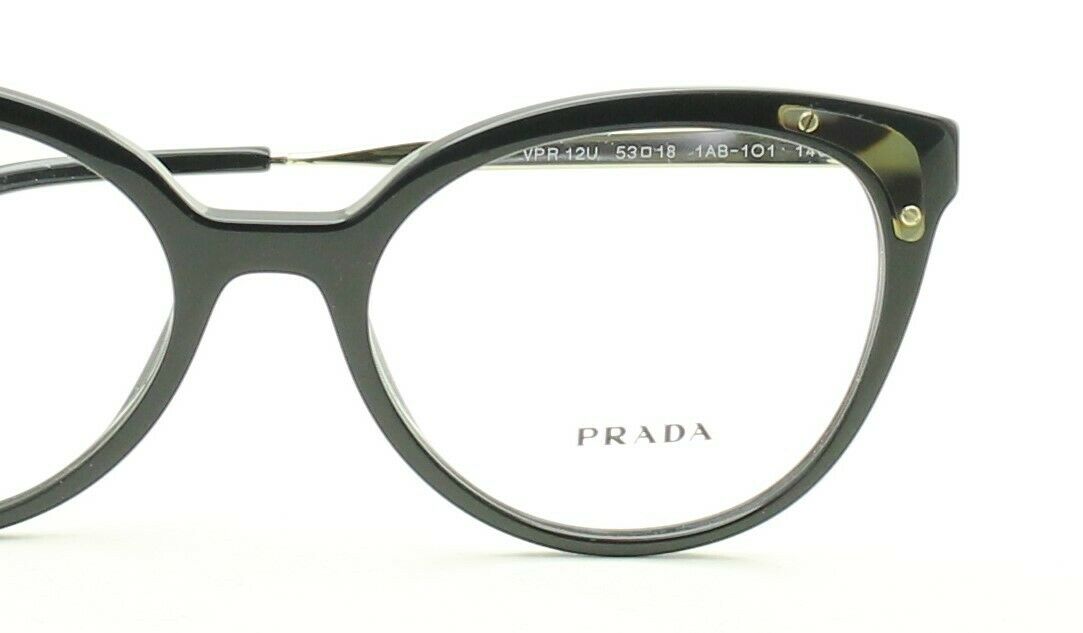 PRADA VPR 12U 1AB-1O1 53mm Eyewear FRAMES RX Optical Eyeglasses Glasses NewItaly