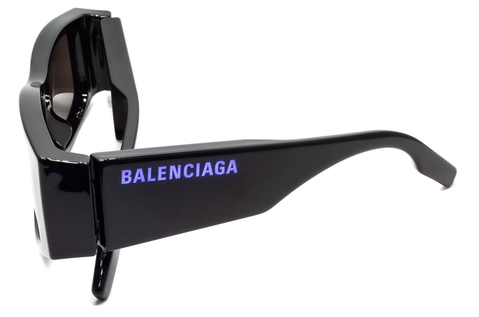 BALENCIAGA LED Limited Edition BB0100S 001 56mm Sunglasses Shades BNIB New Italy