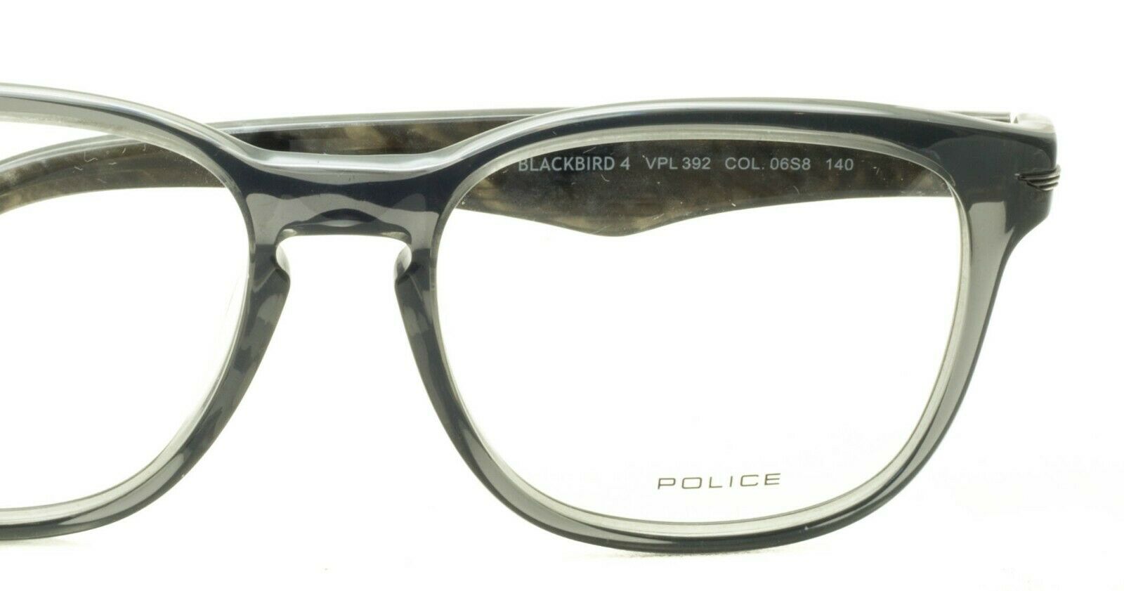 POLICE BLACKBIRD 4 VPL392 06S8 52mm Eyewear FRAMES Glasses RX Optical Eyeglasses