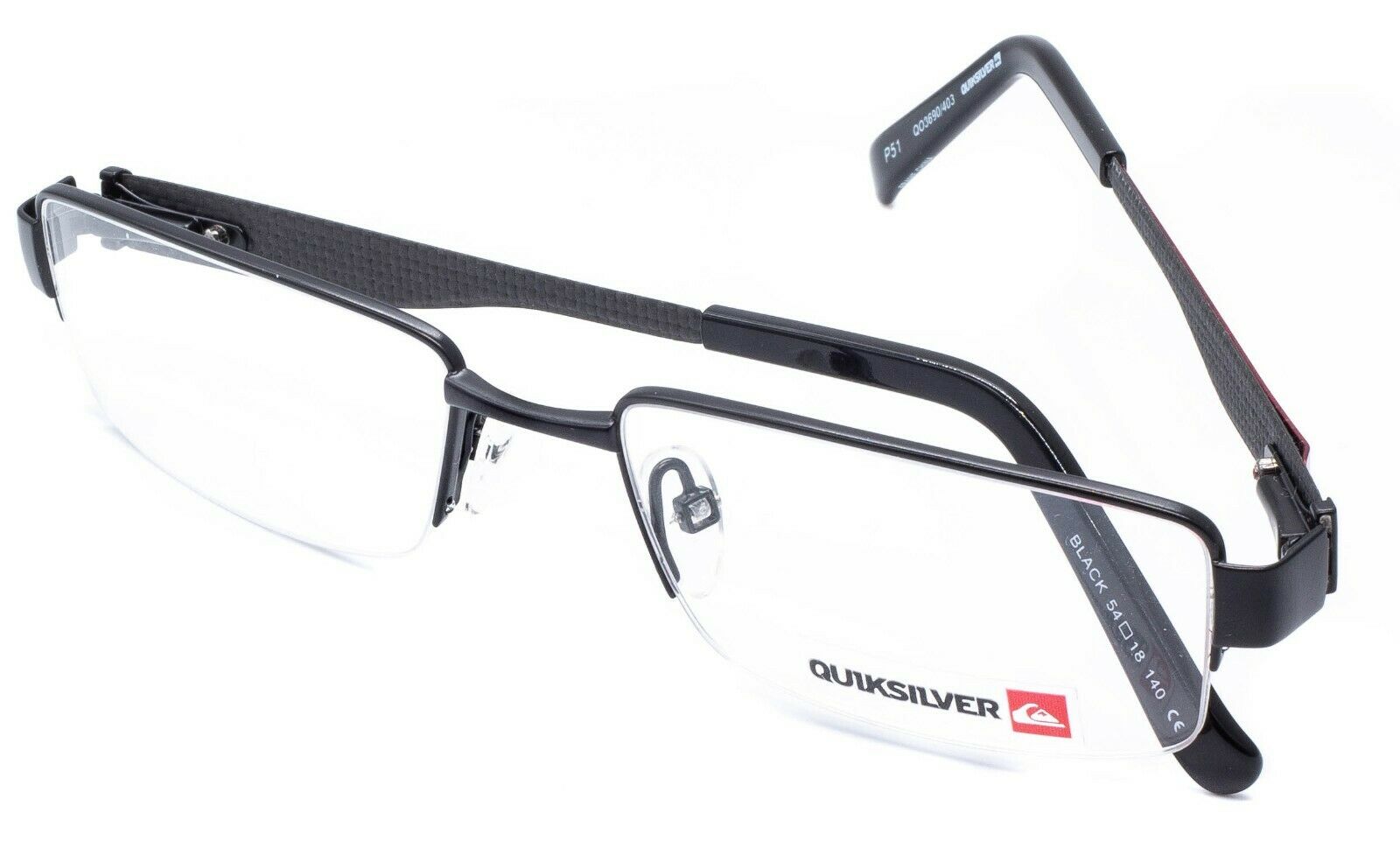 QUIKSILVER QO3690/403 54mm Black RX Optical FRAMES Glasses Eyewear Eyeglasses