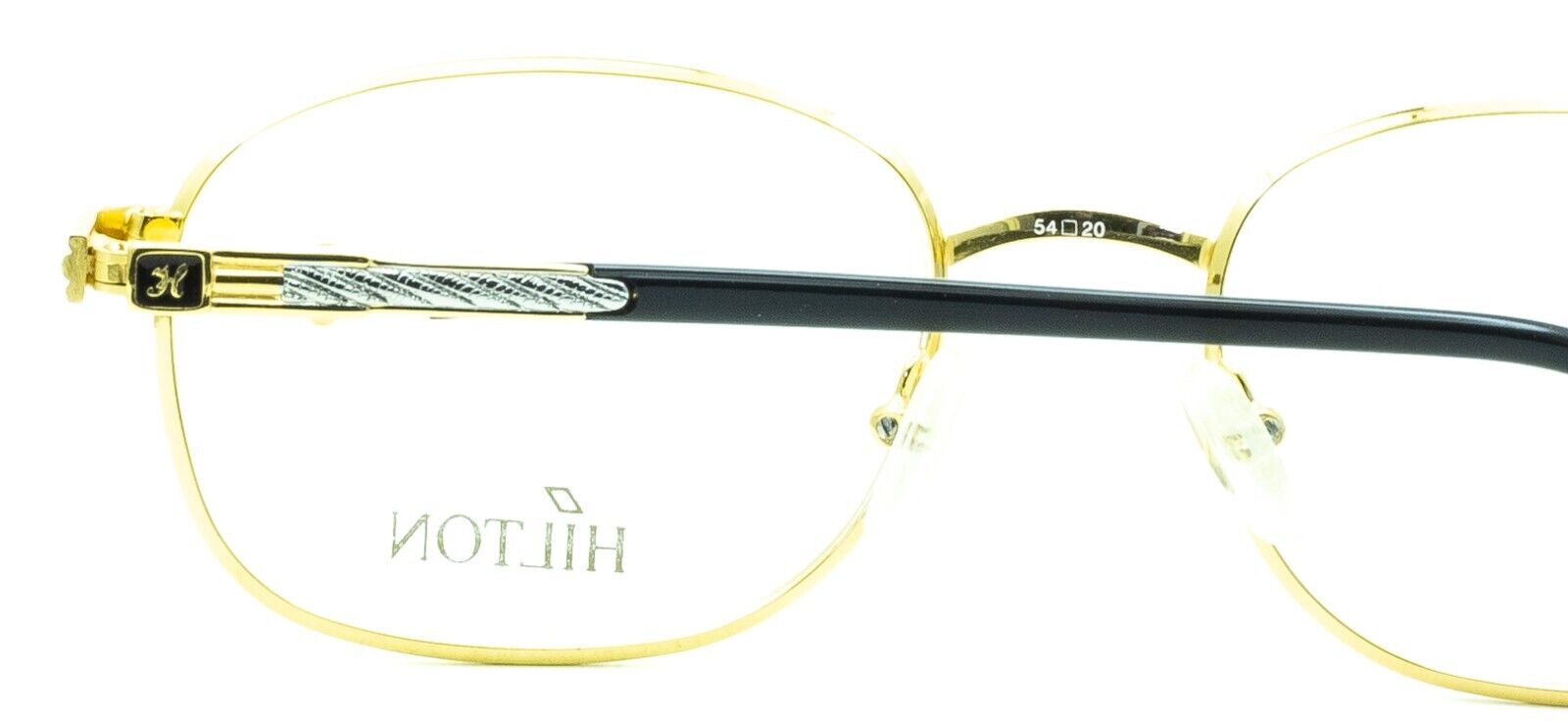 Hilton Eyewear Vintage Monaco 301 1 24KT 54x20mm FRAMES RX Optical - New Italy