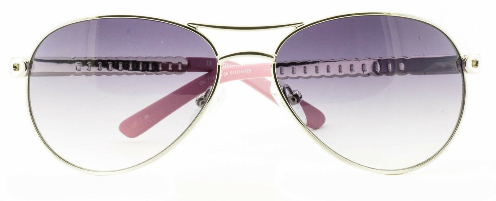 GUESS GU T124 SI-35 NEW Sunglasses Shades Fast Shipping BNIB - Brand New in Case