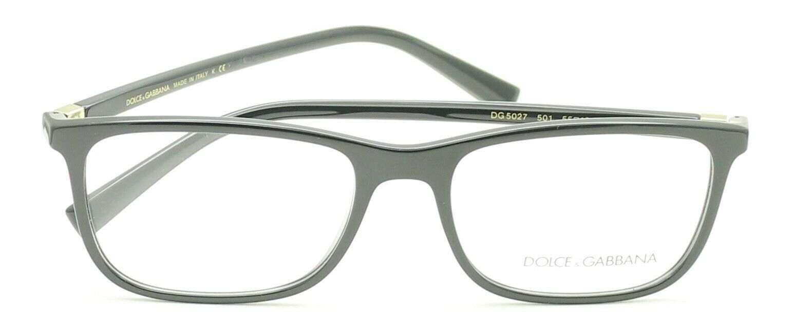 Dolce & Gabbana DG 5027 501 55mm Eyeglasses RX Optical Glasses Frames New -Italy