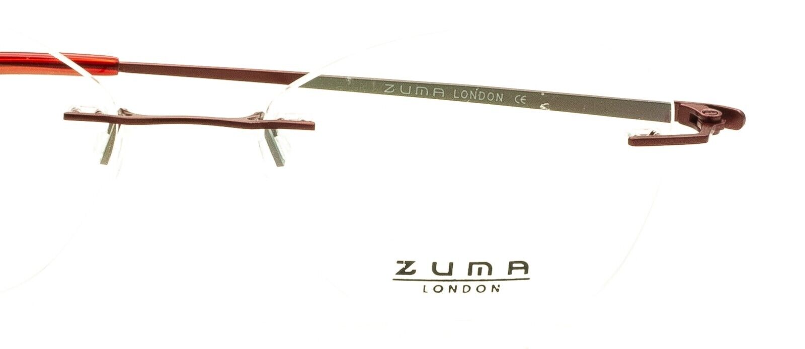 ZUMA LONDON 704 TJ Red 53mm Titanium Eyewear FRAMES RX Optical Eyeglasses New