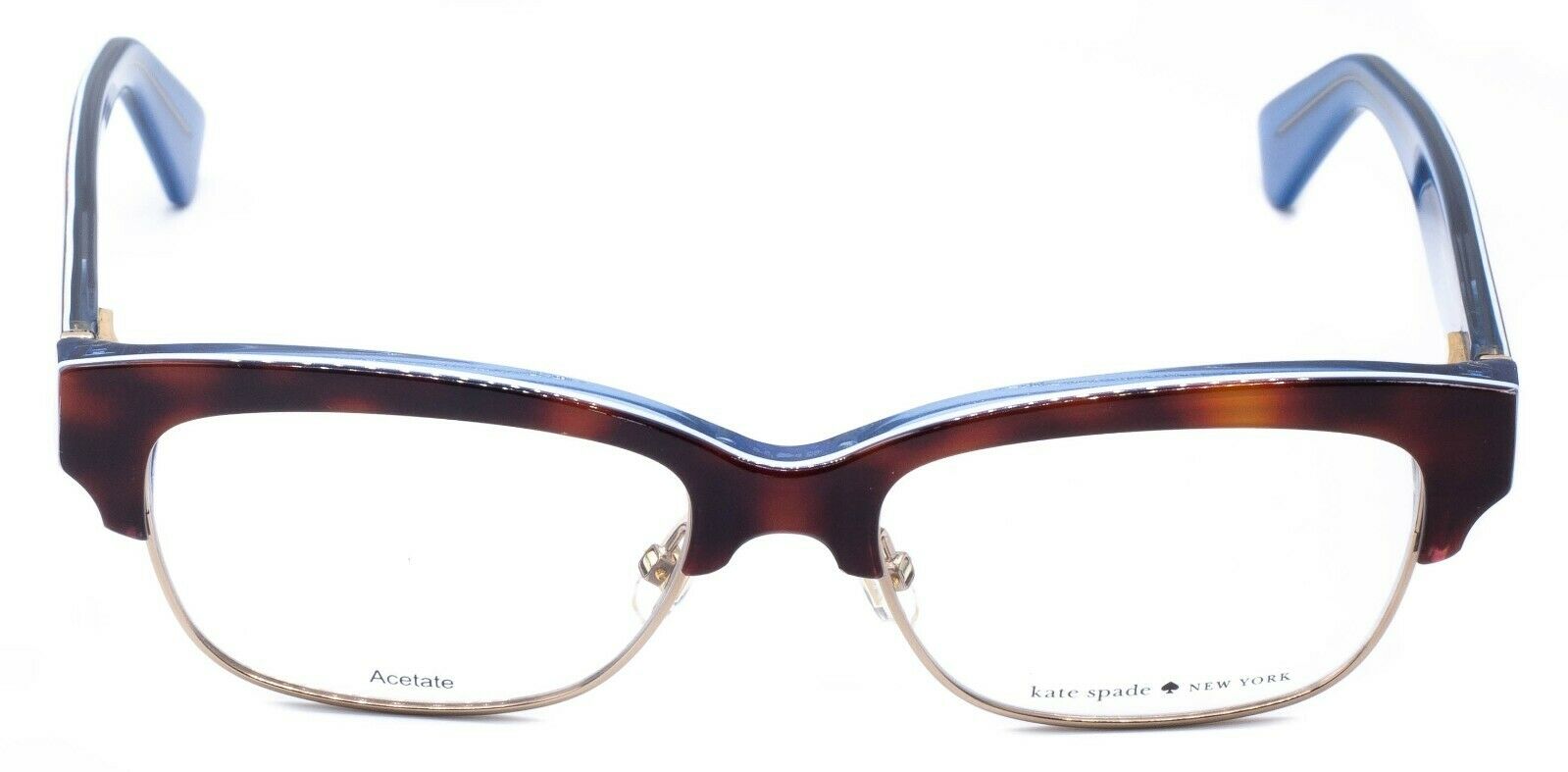 KATE SPADE NEW YORK SHANTAL QTR Havana Blue 52mm Eyewear Glasses RX Optical -New