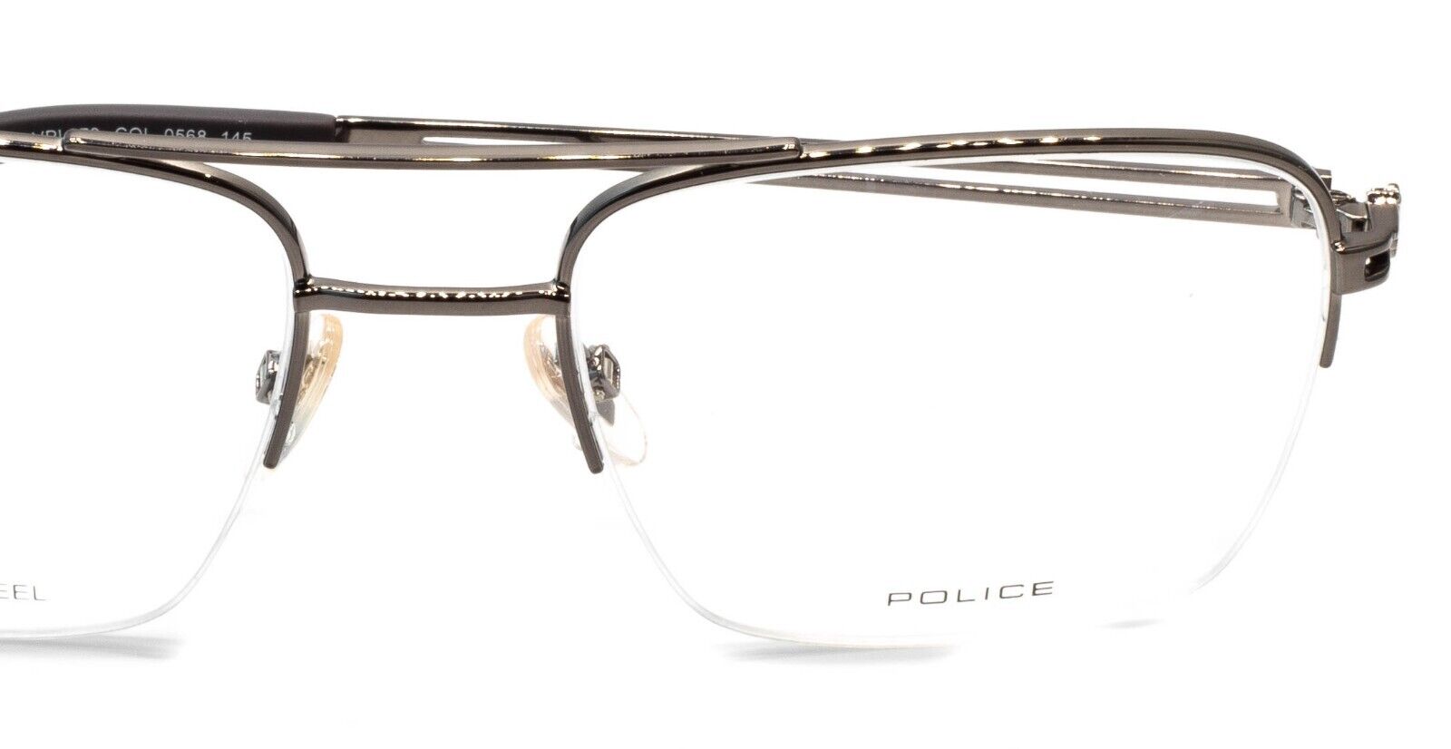 POLICE VPL879 COL 0568 COUPE LIGHT 1 53mm Eyewear FRAMES Glasses RX Optical New