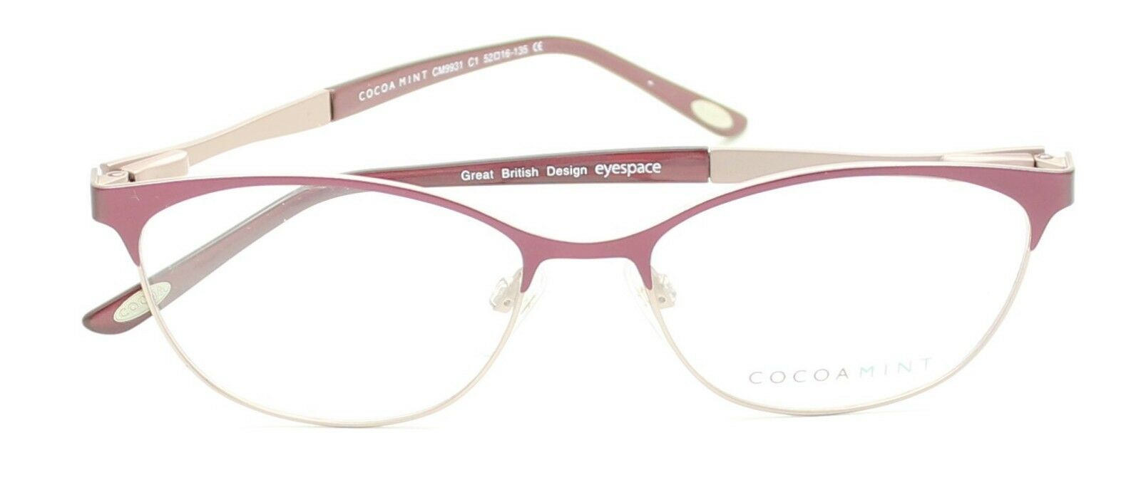 COCOA MINT EYESPACE CM9931 C1 52mm Glasses RX Optical Frames Eyeglasses - New