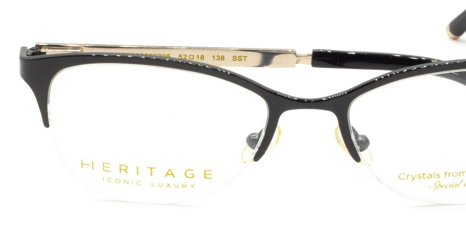 HERITAGE Iconic Luxury HEBF01 BD Eyewear FRAMES Eyeglasses RX Optical Glasses