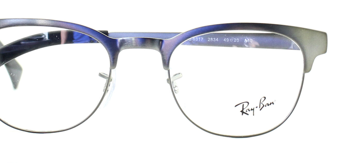 RAY BAN RB 6317 2834 49mm FRAMES RAYBAN Glasses RX Optical Eyewear EyeglassesNew