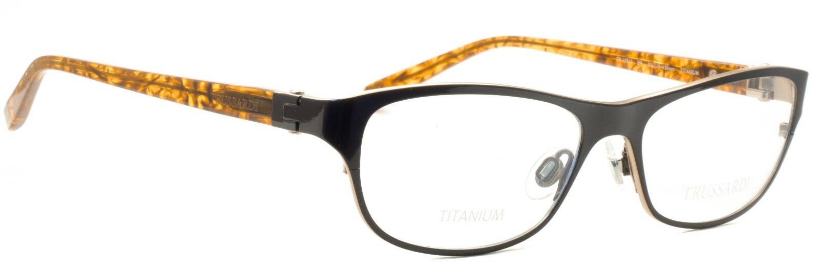 TRUSSARDI TR 12513 BR 53mm RX Optical Eyewear FRAMES Eyeglasses Glasses - Italy