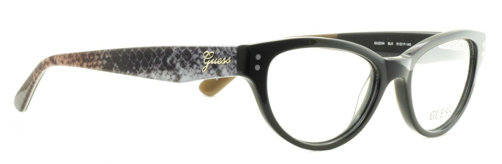 GUESS GU2334 BLK Eyewear FRAMES NEW Eyeglasses RX Optical BNIB New - TRUSTED