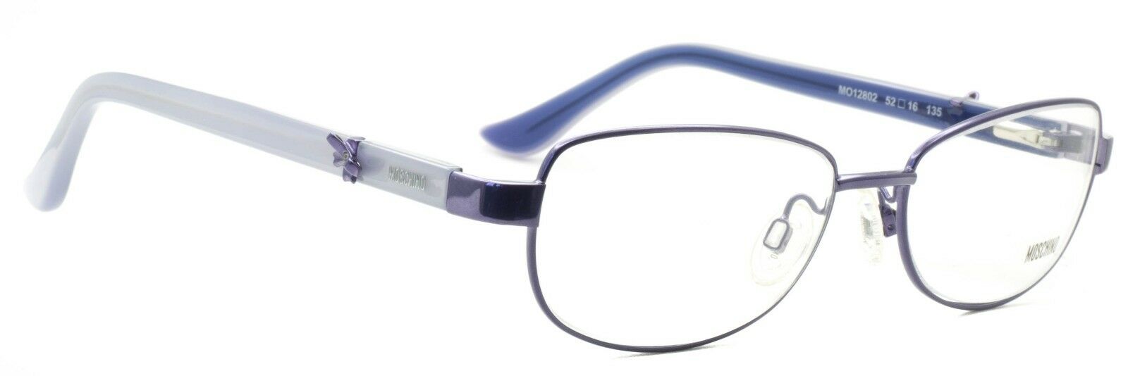 MOSCHINO MO12802 52mm Eyewear FRAMES RX Optical Glasses Eyeglasses Italy - New