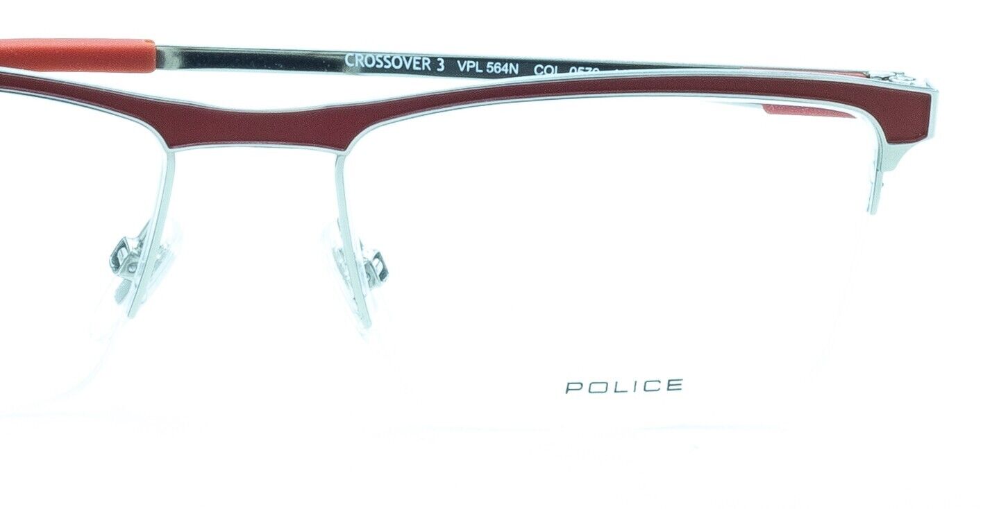 POLICE CROSSOVER 3 VPL 564N COL. 0579 54mm Eyewear Glasses Optical Eyeglasses