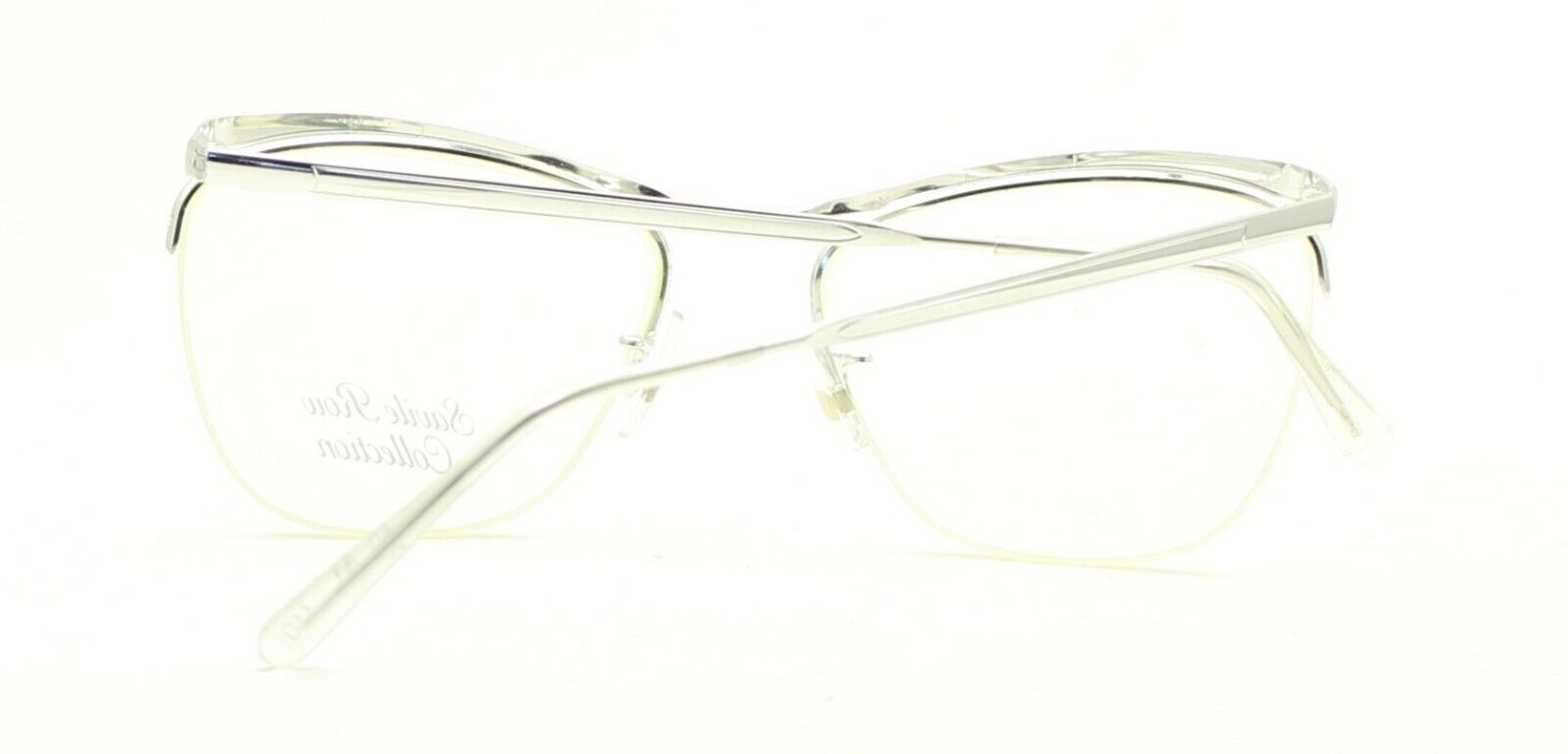 SAVILE ROW Dominor Supra Rhodium 52x20mm FRAMES RX Optical Glasses Eyewear - NOS