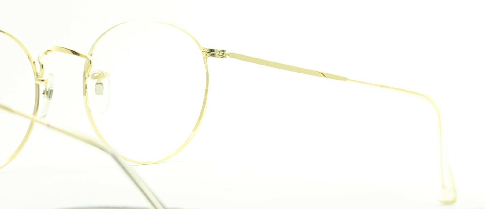 B.O.I.C. (SAVILE ROW) ENGLAND Gold 49x18mm PANTO Round RX Optical Eyeglasses NOS