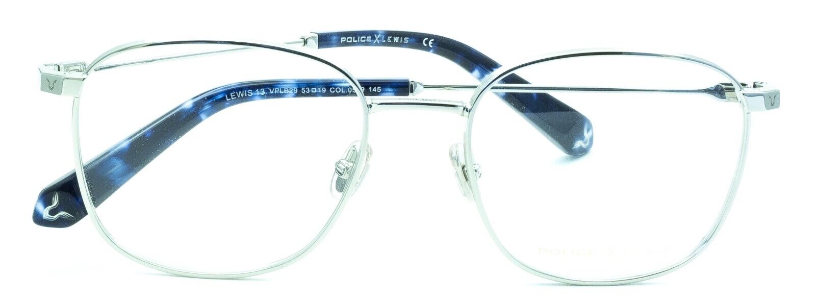 POLICE X LEWIS 13 VPLB29 COL. 0579 53mm RX Optical Glasses Eyewear Frames - New