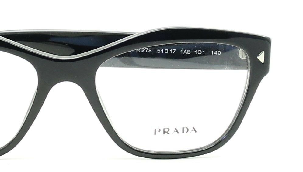 PRADA VPR 27S 1AB-1O1 51mm Eyewear FRAMES RX Optical Eyeglasses Glasses - Italy