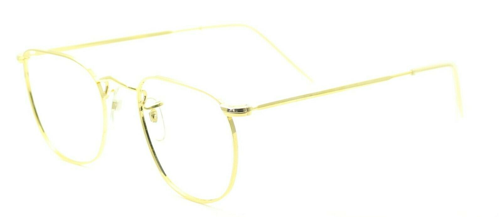 B.O.I.C. (SAVILE ROW) ENGLAND Fairway Gold 46x22mm PANTO Quadra RX Optical NOS