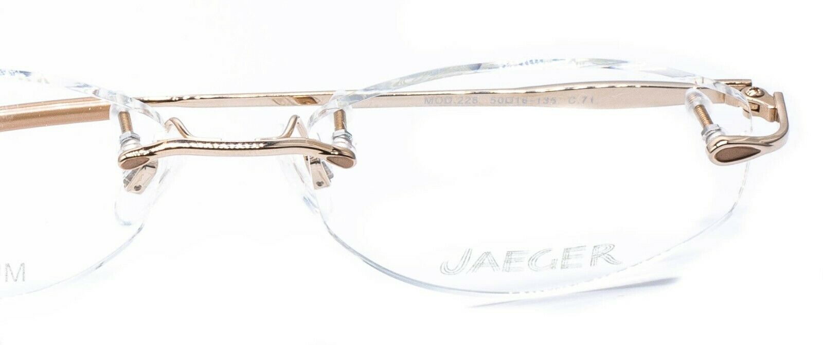 JAEGER MOD. 228 C. 71 50mm Eyewear FRAMES RX Optical Glasses Eyeglasses - Japan