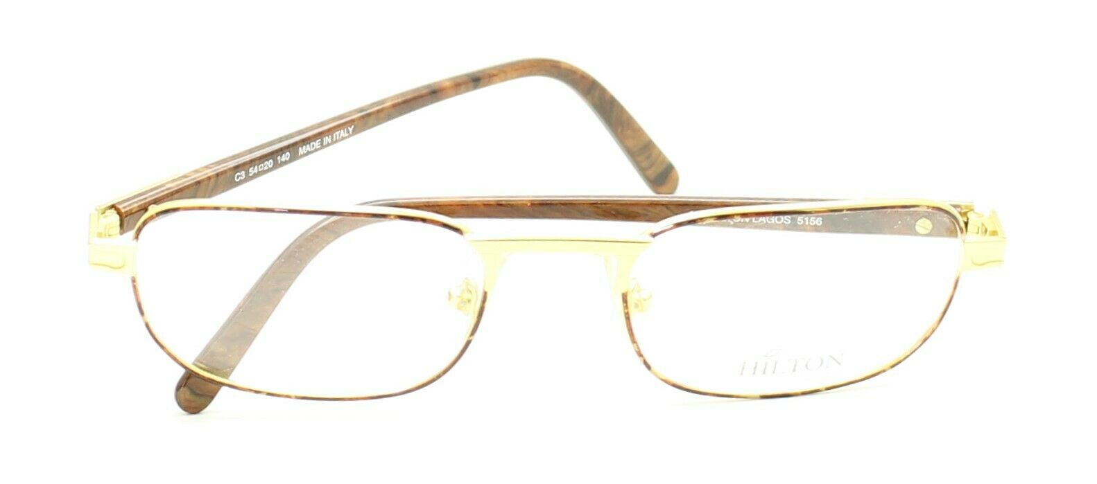 Hilton Eyewear Vintage Lagos 5156 C3 54x20mm FRAMES RX Optical Glasses - NOS