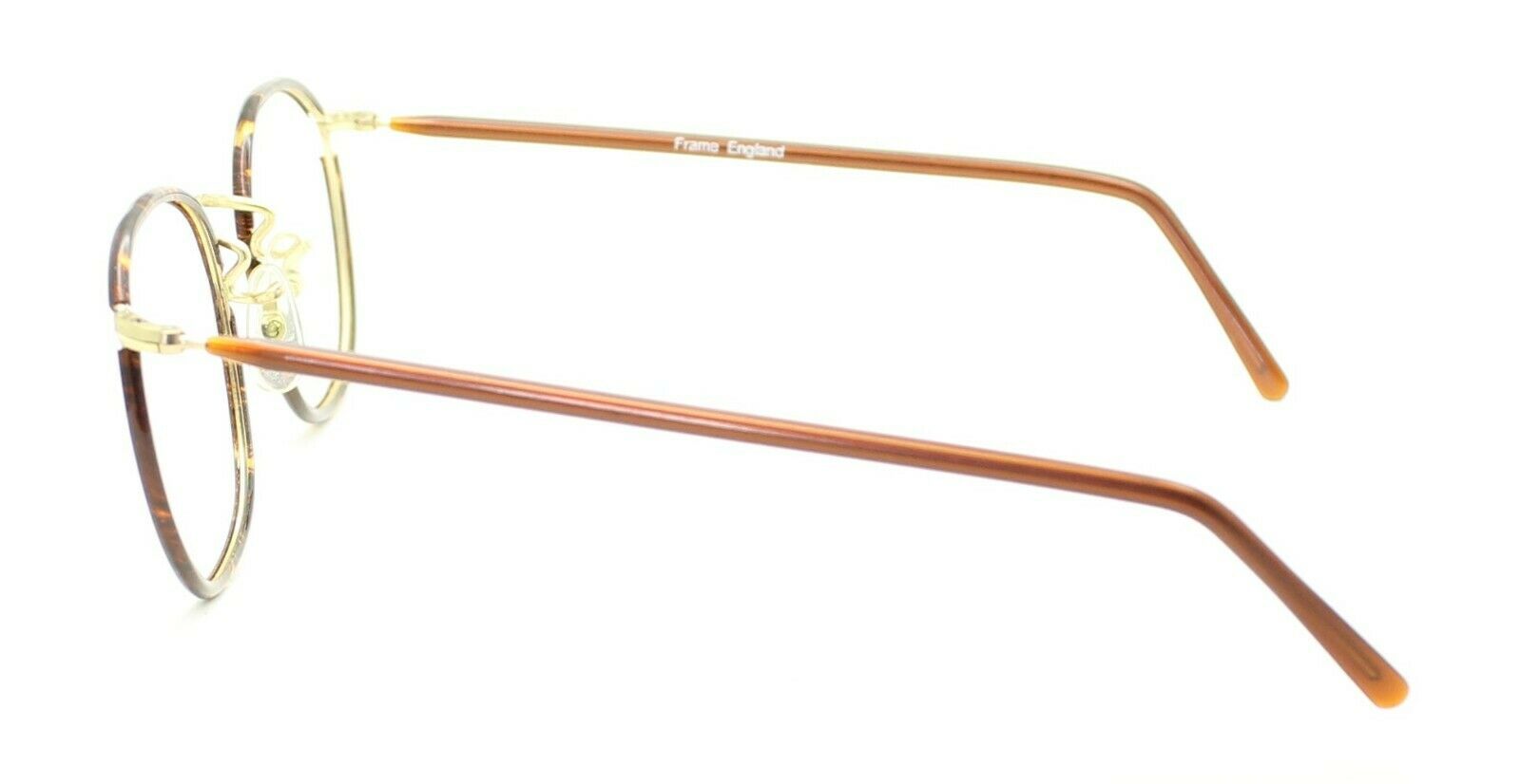 B.O.I.C.(SAVILE ROW) Quadra Gold 47x20mm Frames RX Optical Eyeglasses GlassesNOS