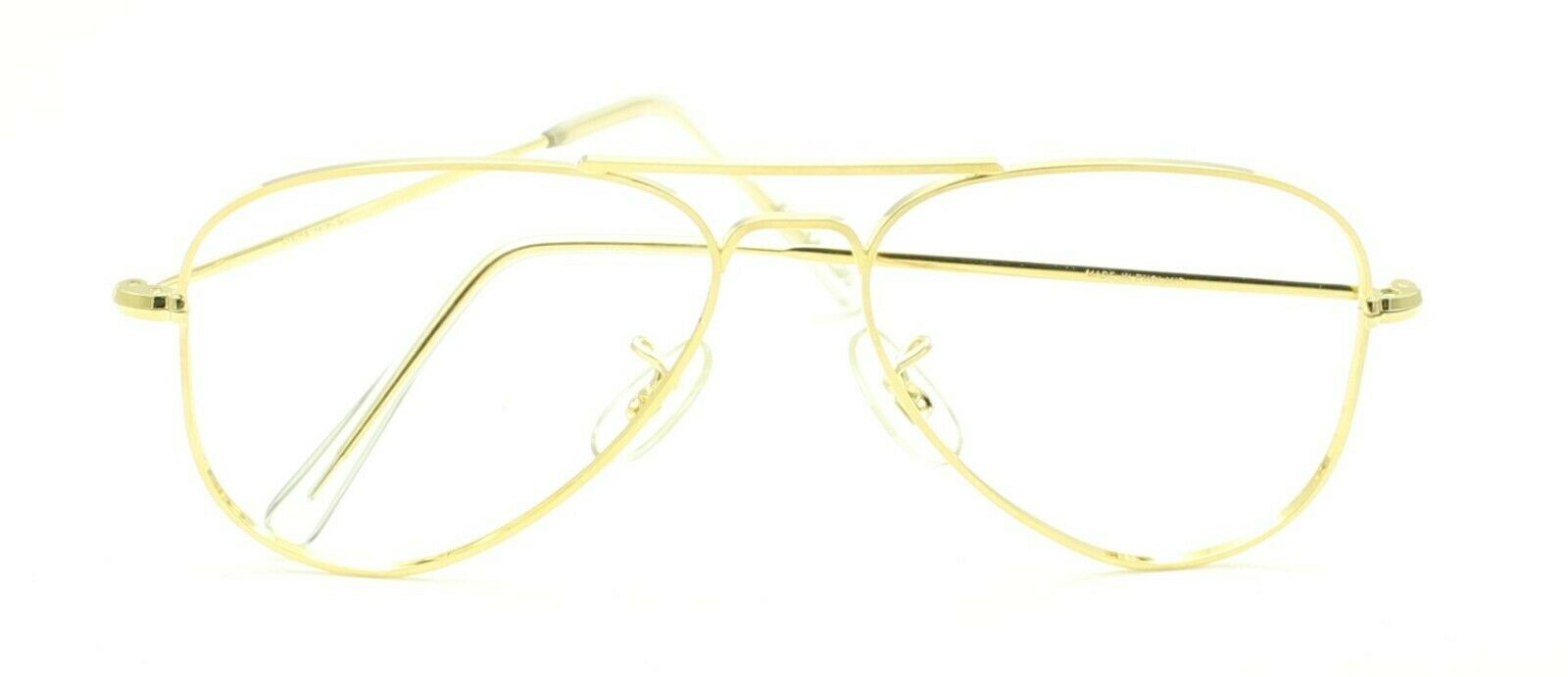 ALGHA (SAVILE ROW) DUBAR 14KT RG Gold 52x14mm Eyewear FRAMES RX Optical - NOS