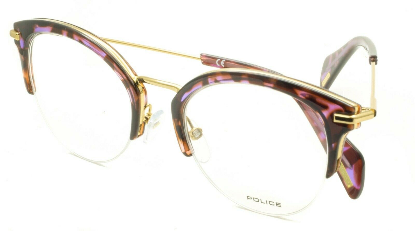 POLICE VPL 418 09JC GOLDENEYE 4 50mm Eyewear FRAMES RX Optical Eyeglasses - New