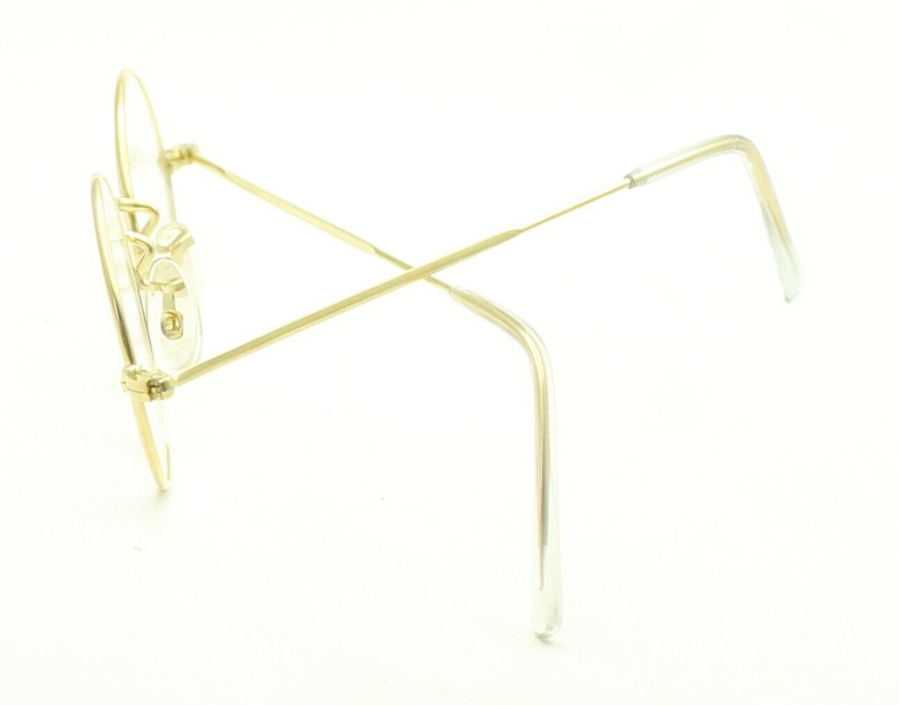 ALGHA (SAVILE ROW) 14KT RG Gold 40x20mm Eyewear FRAMES RX Optical Eyeglasses NOS