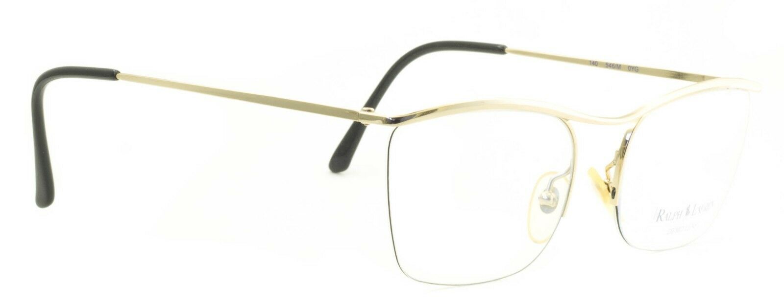 RALPH LAUREN Vintage 546/M 0YG RX Optical Eyewear FRAMES Glasses Italy - New