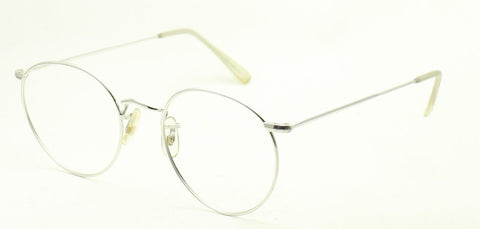 SAVILE ROW ENGLAND 14KT GF Rhodium Quadra 49x20mm FRAMES RX Optical Glasses New