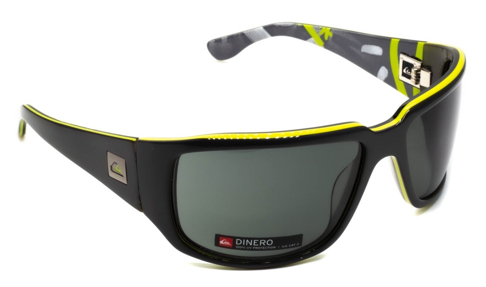 Shades GGV UV Eyewear Glasses QUIKSILVER 3 DINERO CAT Eyewear EQS1104/XSSG - Sunglasses 64mm