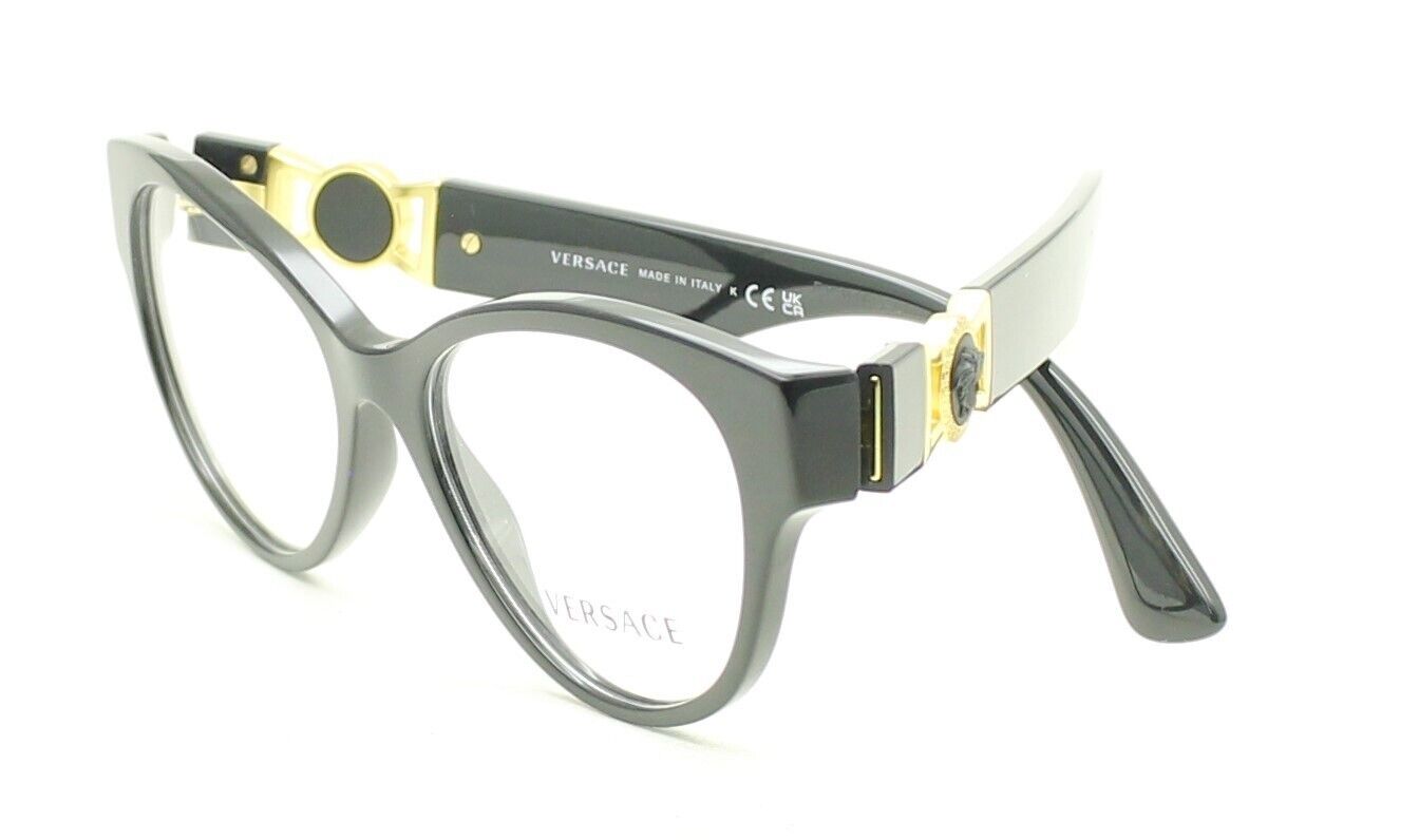 VERSACE 3313 GB1 52mm Eyewear FRAMES NEW Glasses RX Optical Eyeglasses New Italy