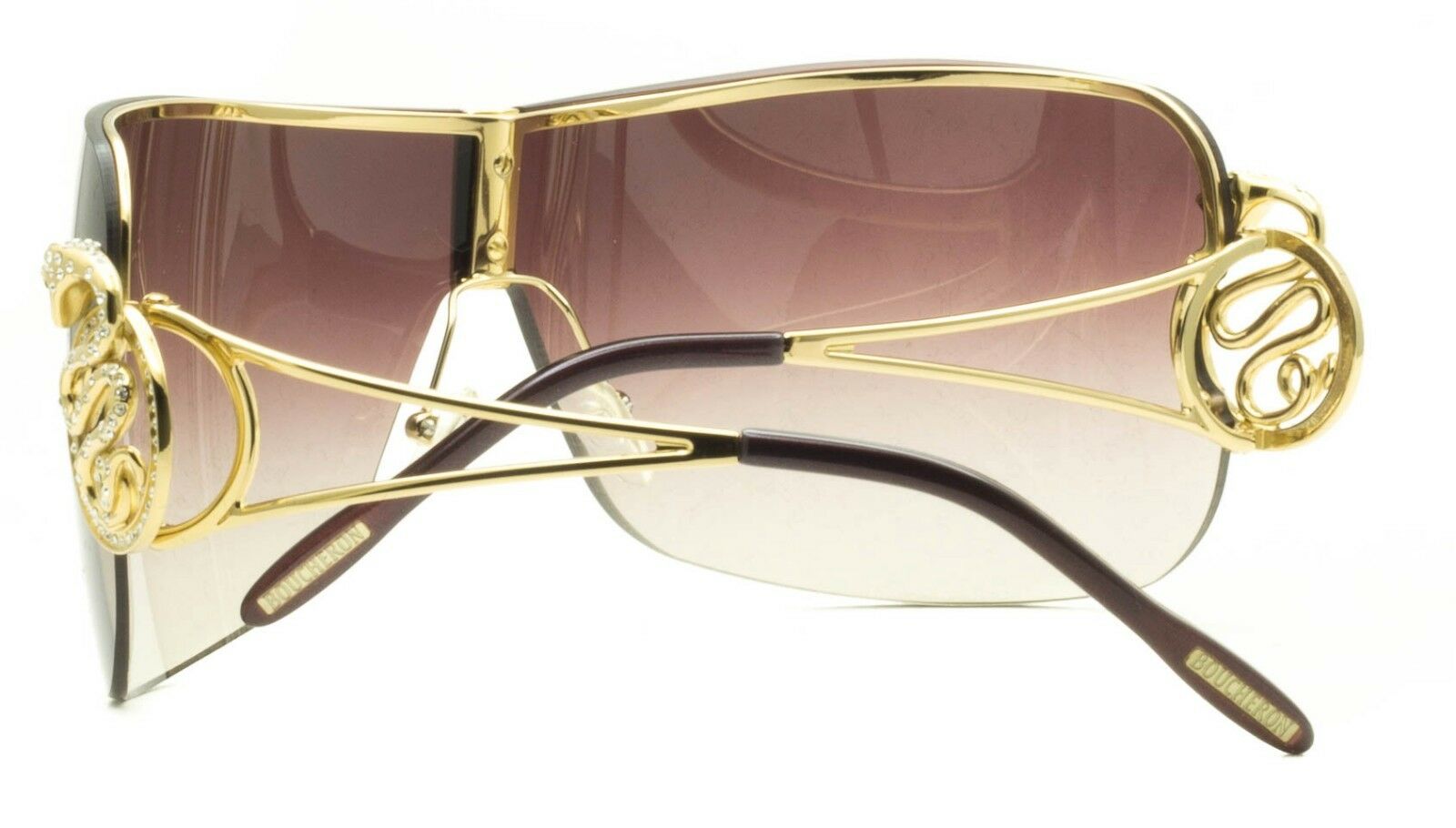 BOUCHERON BOU 78/S 000 1N Sunglasses Shades Gold Plated Eyeglasses BNIB - ITALY