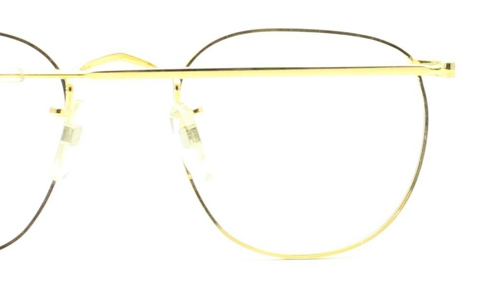 B.O.I.C. (SAVILE ROW) ENGLAND Gold 46x20mm PANTO Quadra RX Optical EyeglassesNOS