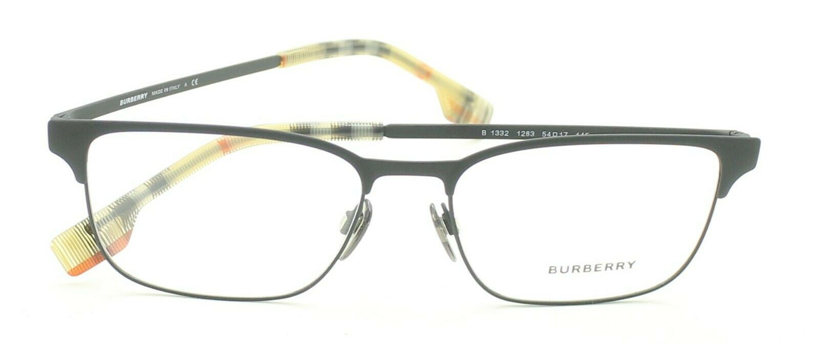 BURBERRY B 1332 1283 54mm Eyewear FRAMES RX Optical Glasses Eyeglasses Italy New