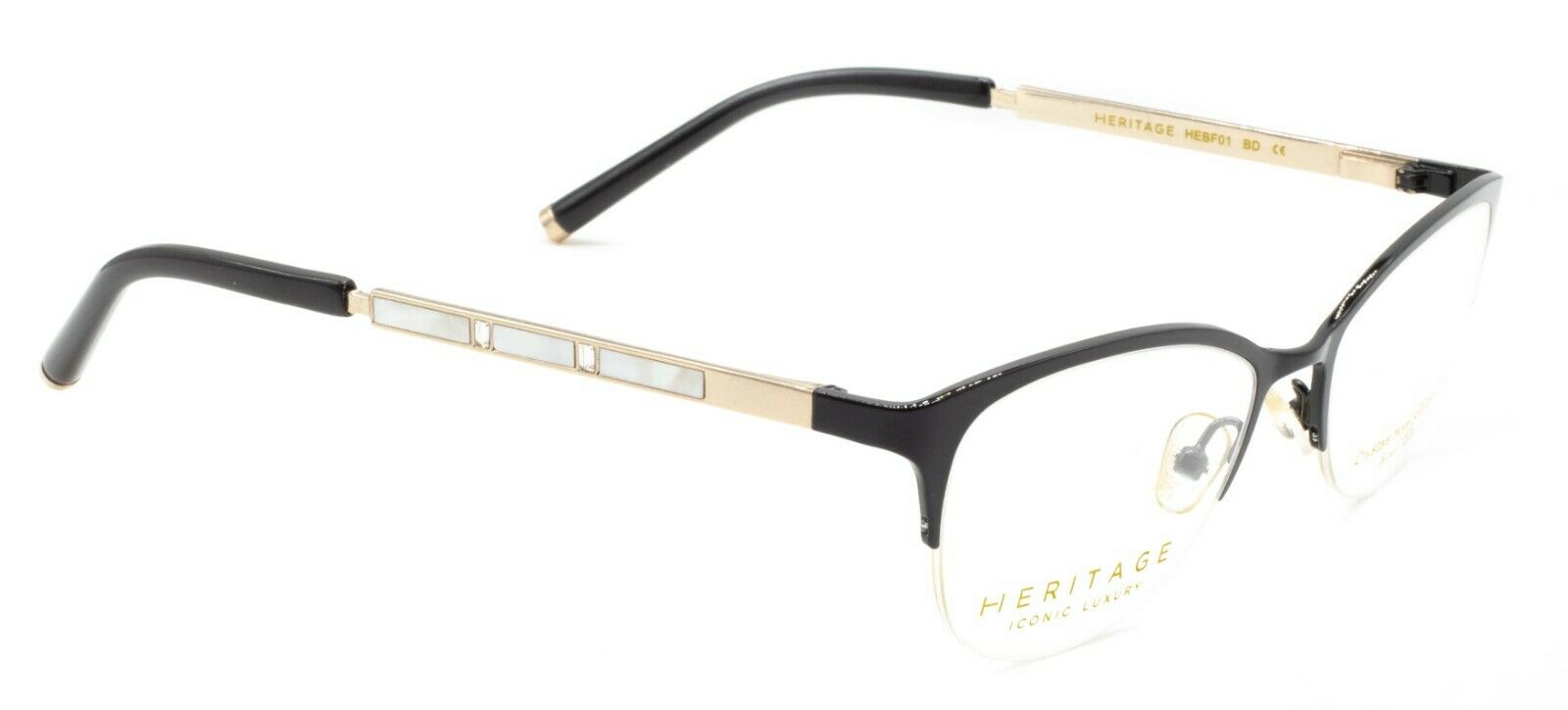 HERITAGE Iconic Luxury HEBF01 BD Eyewear FRAMES Eyeglasses RX Optical Glasses