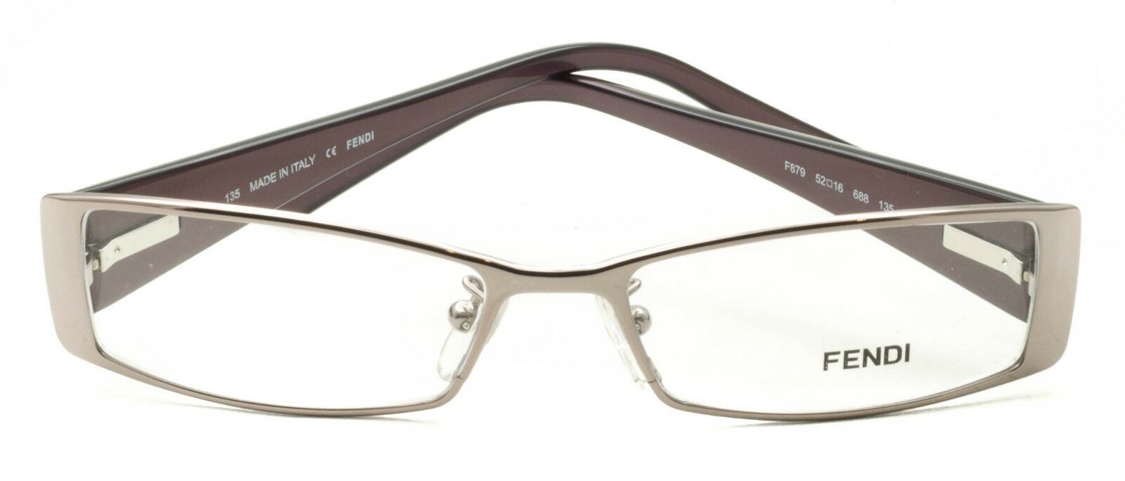 FENDI F879 688 52mm Eyewear RX Optical FRAMES NEW Glasses Eyeglasses BNIB Italy