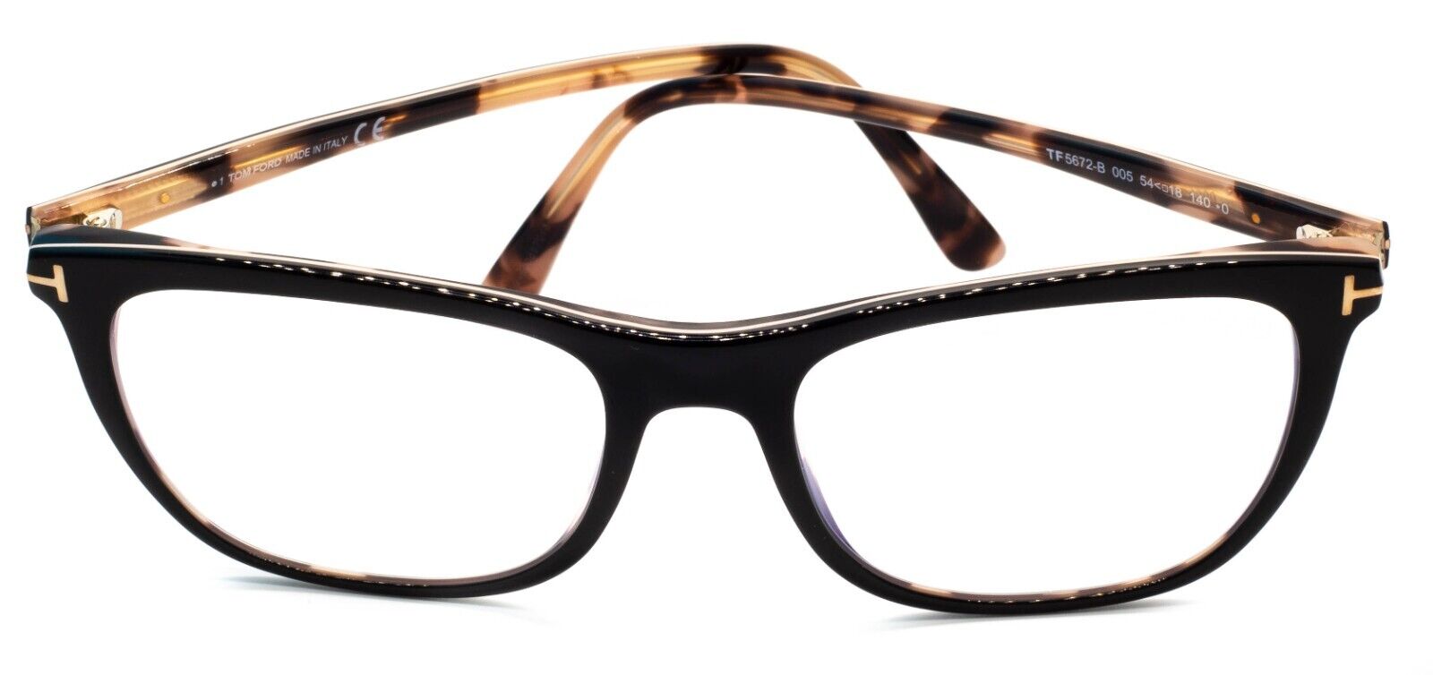 TOM FORD TF 5672-B 005 54mm Eyewear FRAMES RX Optical Eyeglasses Glasses - Italy