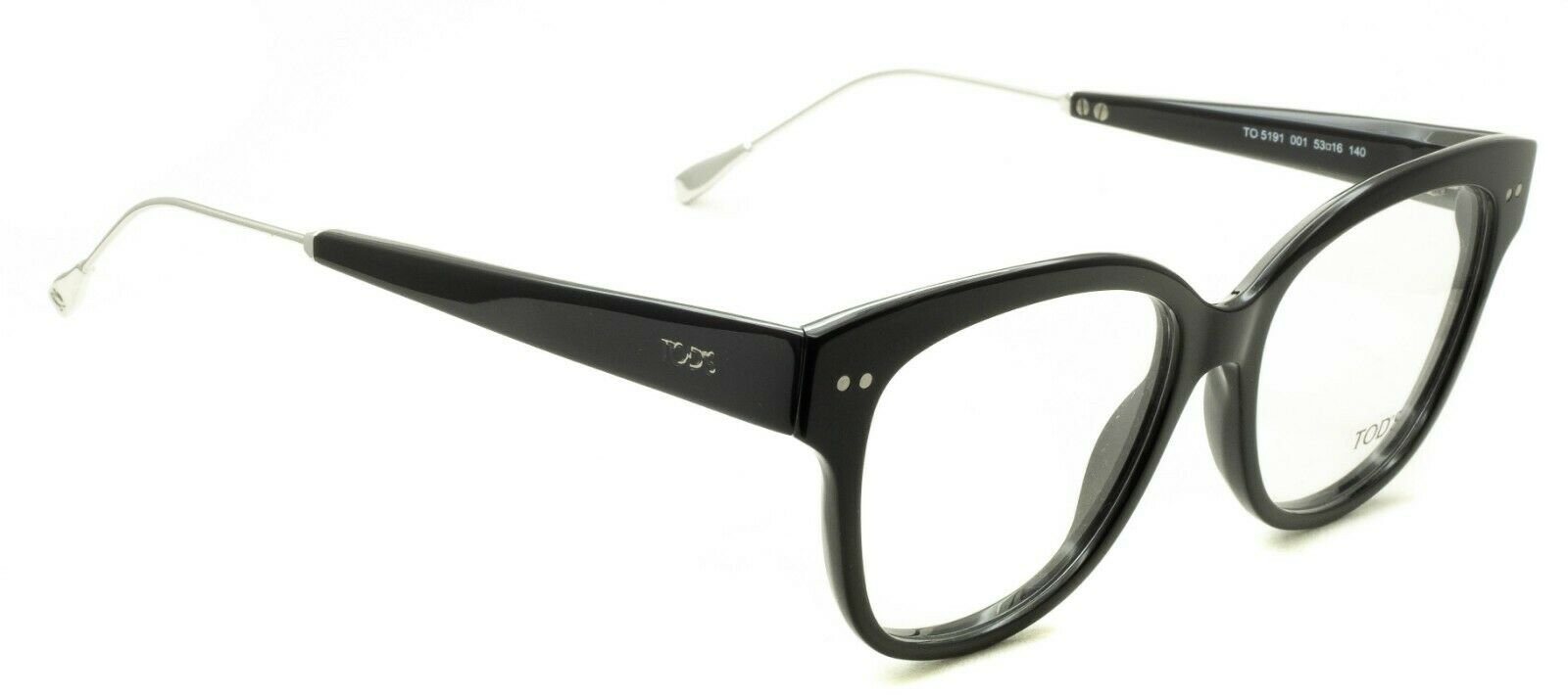 TOD'S TO 5191 001 53mm Eyewear FRAMES Glasses RX Optical Eyeglasses New - Italy