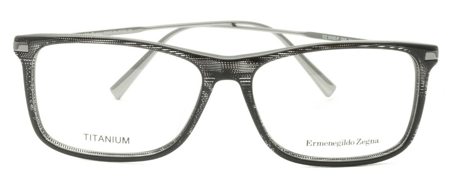 ERMENEGILDO ZEGNA EZ 5052-F 005 54mm FRAMES NEW Glasses Eyewear RX Optical Japan