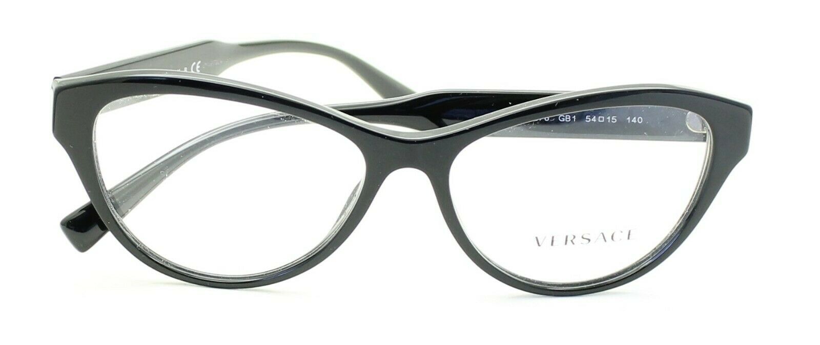 VERSACE 3276 GB1 54mm Eyewear FRAMES Glasses RX Optical Eyeglasses Italy - New