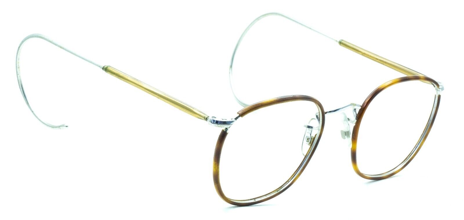 ALGHA (SAVILE ROW) Quadra Rhodium Blond 48x122mm Frames RX Optical Glasses - New