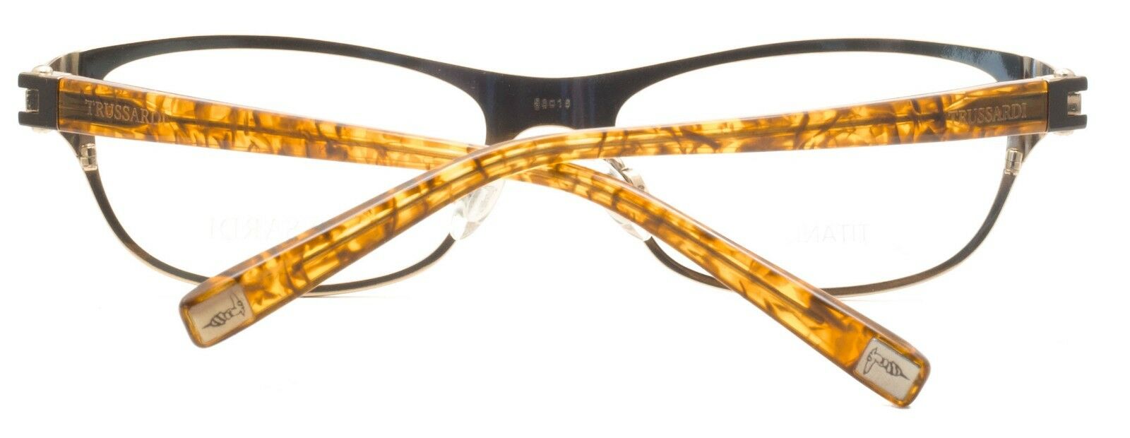 TRUSSARDI TR 12513 BR 53mm RX Optical Eyewear FRAMES Eyeglasses Glasses - Italy