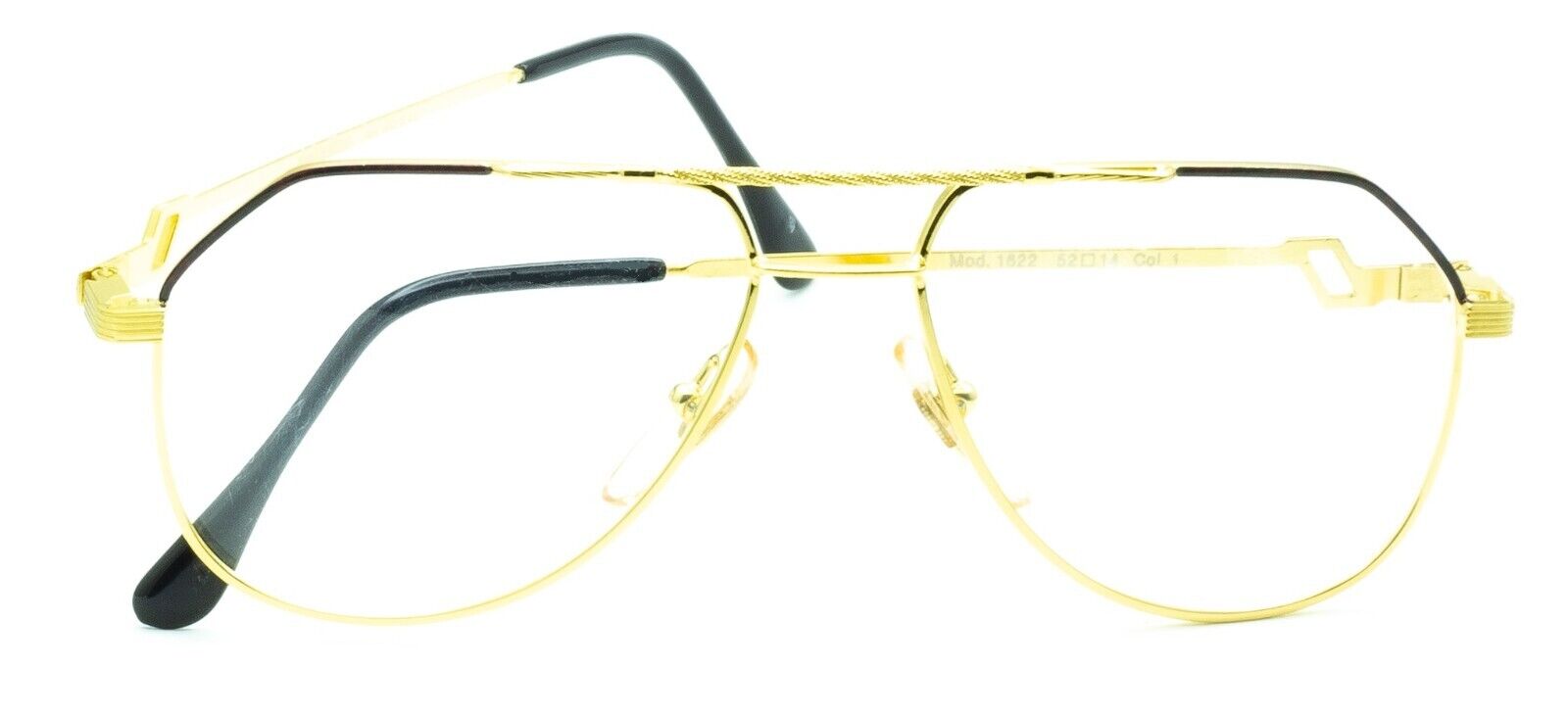 Deltaline Italy (Hilton) Vintage Mod. 1622 01 52x14mm RX Optical Glasses New NOS