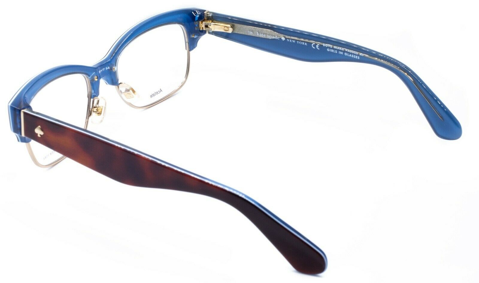 KATE SPADE NEW YORK SHANTAL QTR Havana Blue 50mm Eyewear FRAMES Glasses Optical