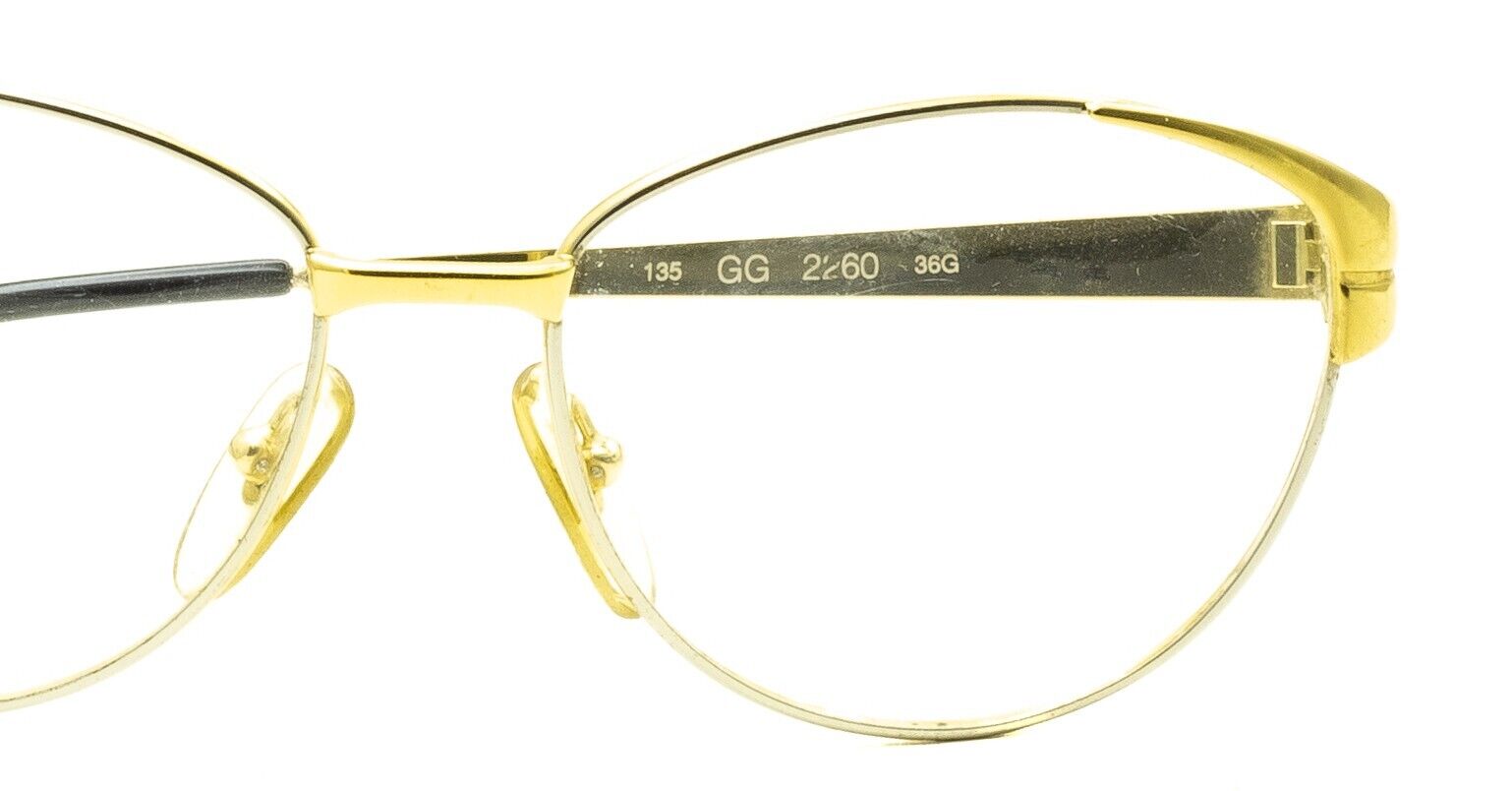 GUCCI GG 2260 36G 53mm Vintage Eyewear FRAMES RX Optical Eyeglasses New - Italy