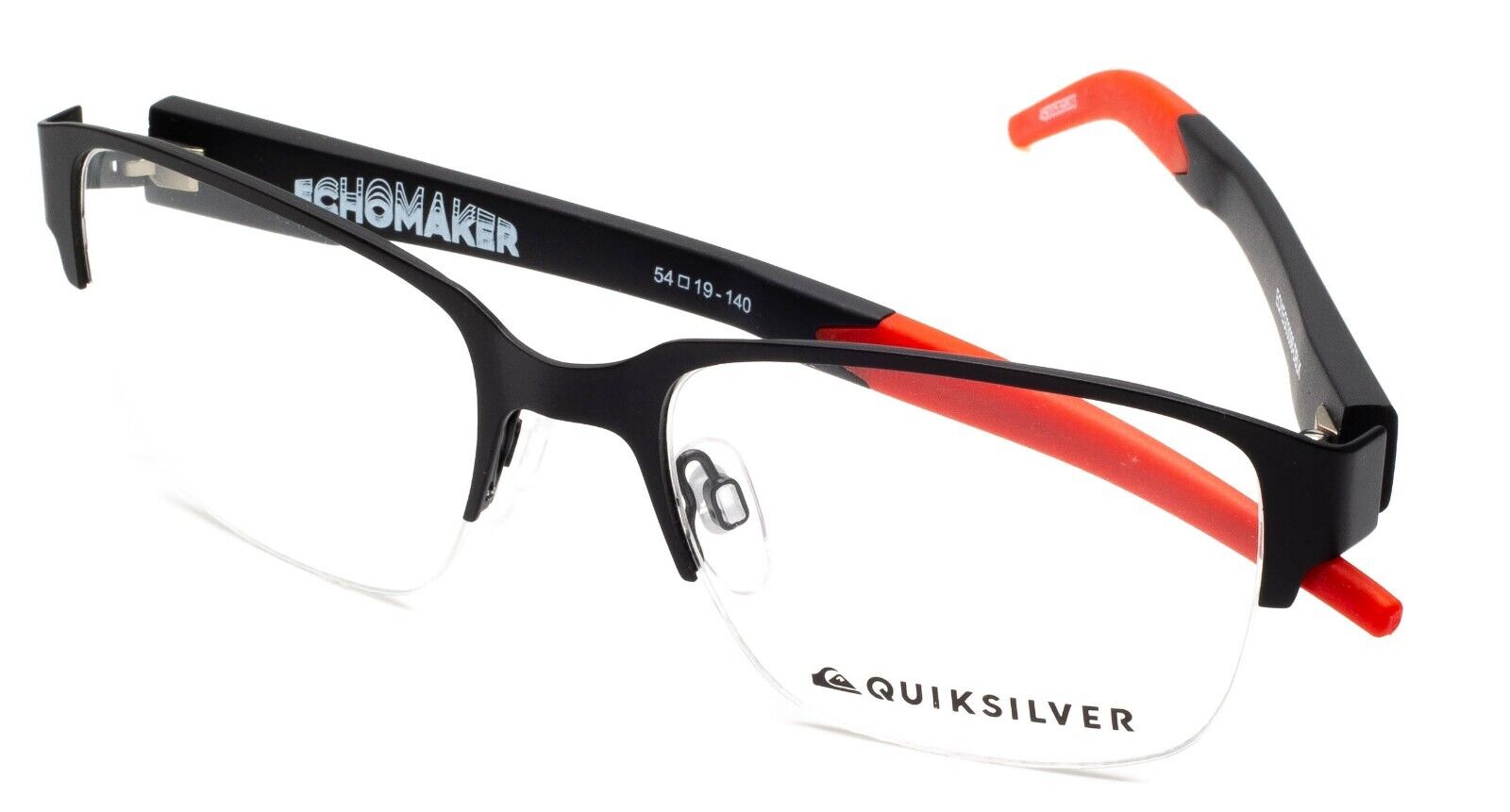 QUIKSILVER EQYEG03098-DBLK ECHOMAKER 54mm RX Optical FRAMES Glasses Eyewear New