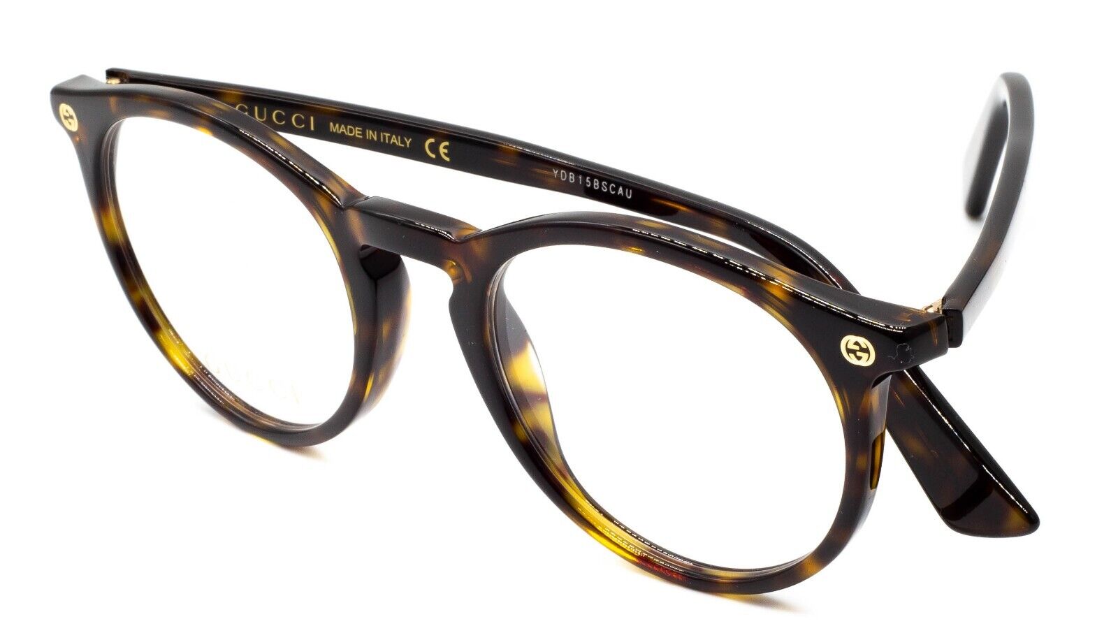 GUCCI GG0121O 002 49mm Eyewear FRAMES Glasses RX Optical Eyeglasses New - Italy